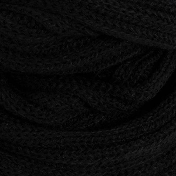 KNIT FACTORY Loop Schal NICA schwarz