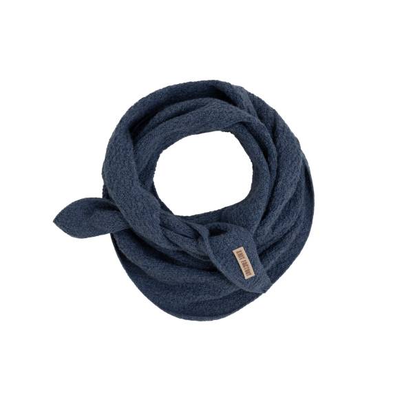 KNIT FACTORY Mini Dreiecksschal YUNA jeans