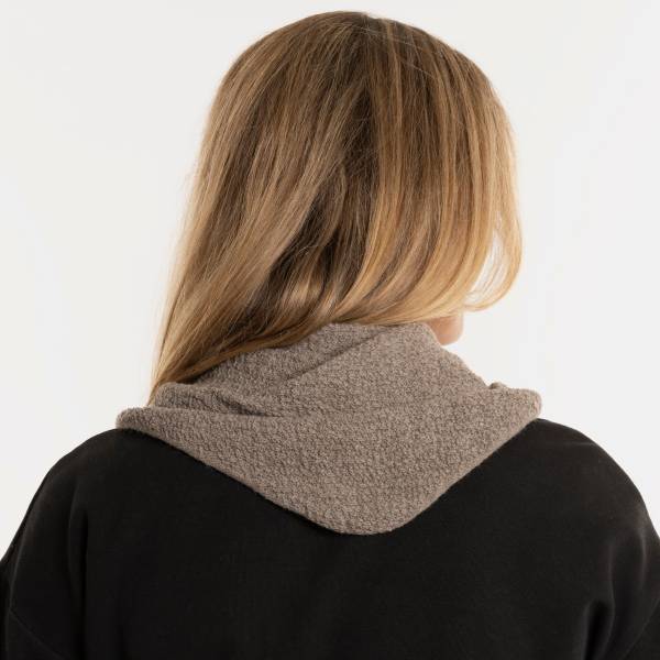 KNIT FACTORY Mini Dreiecksschal YUNA marron