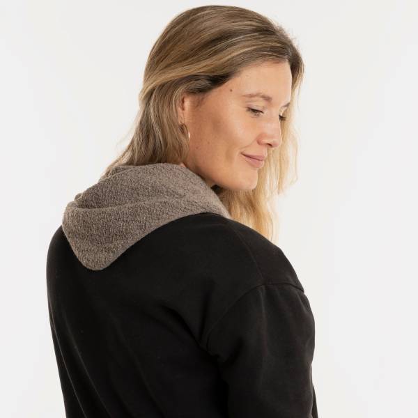 KNIT FACTORY Mini Dreiecksschal YUNA marron