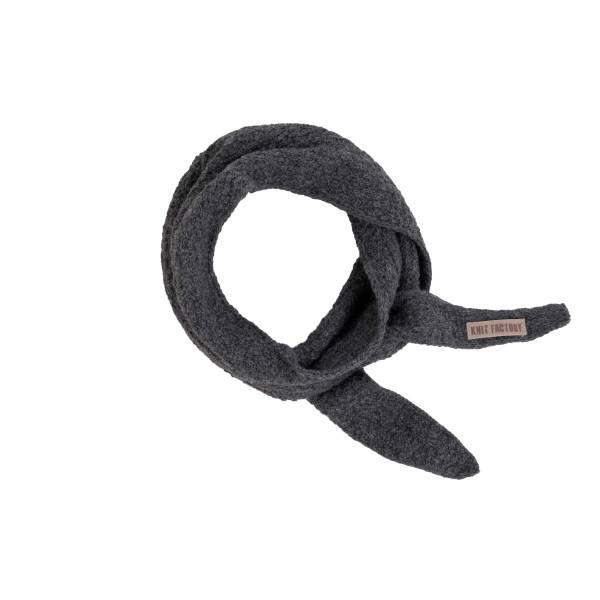 KNIT FACTORY Mini Schal SANA anthrazit