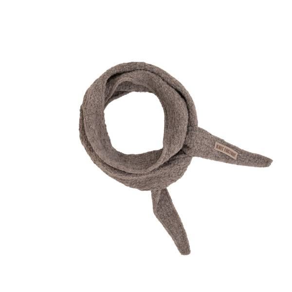 KNIT FACTORY Mini Schal SANA marron