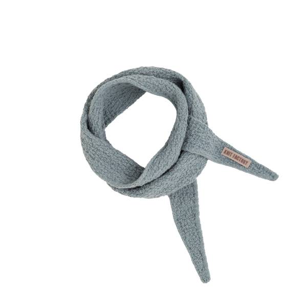 KNIT FACTORY Mini Schal SANA stone green
