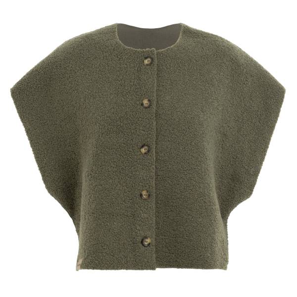 KNIT FACTORY Weste Spencer LOU urban green