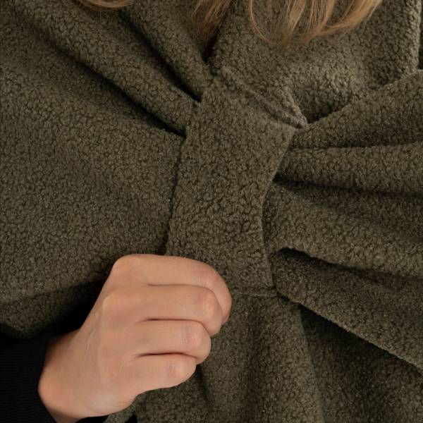 KNIT FACTORY WICKELWESTE LINA urban green