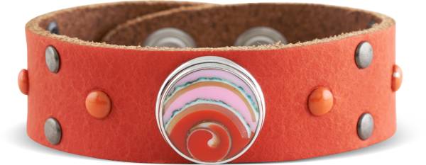 NOOSA Amsterdam ORIGINAL Armband ORIGIN STUDDED TANGERINE