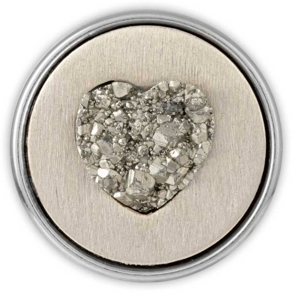 NOOSA-Amsterdam ORIGINAL Chunk Pyrite Heart