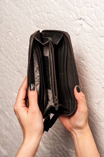NOOSA-Amsterdam ORIGINAL CLASSIC WALLET antik schwarz