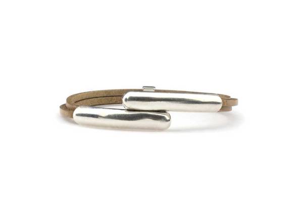 QOSS Armband HANNEKE taupe