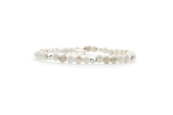 QOSS Armband MANON silber White Turquoise