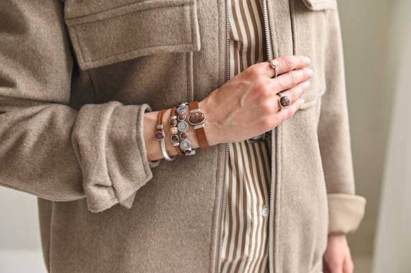 QOSS Armband DIEDE braun chocolate