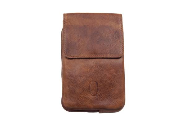 QOSS Echtledertasche MIRRE braun