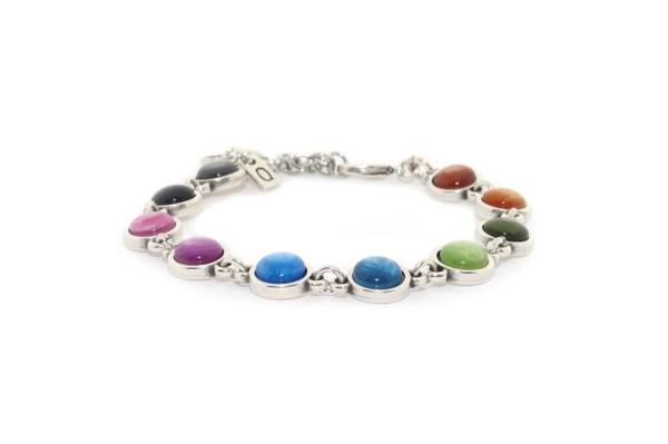 QOSS Armband LOIS silber multicolor HW2025