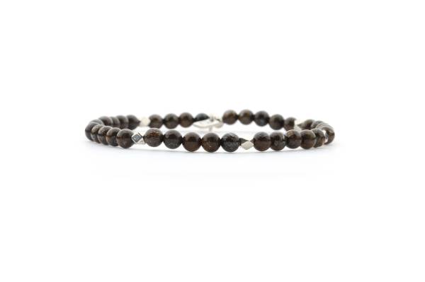 QOSS Armband MANON silber Bronzit