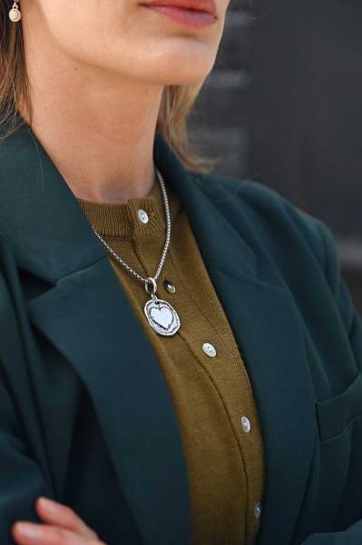 QOSS Anhänger SANNA silber