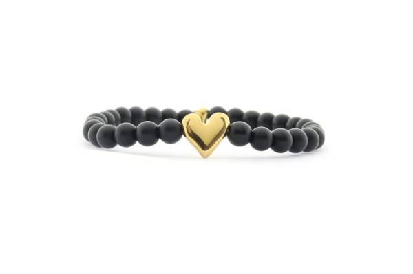 QOSS Armband YVONNE gold Blackstone
