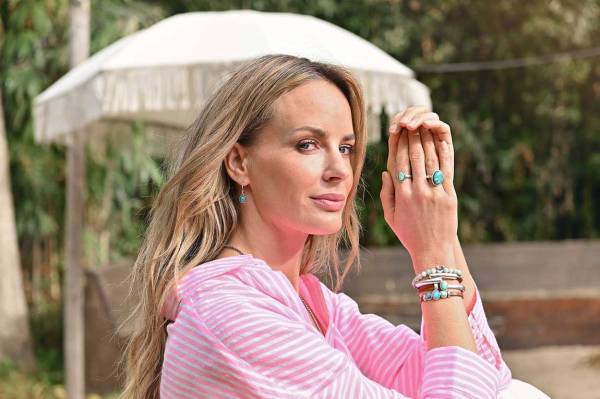 QOSS Armband YVONNE silber Amazonite