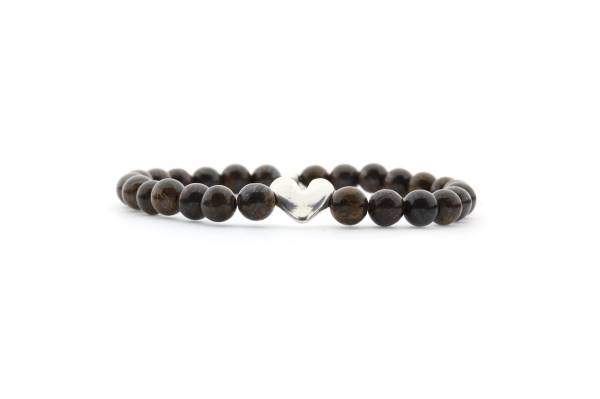 QOSS Armband YVONNE silber Bronzit