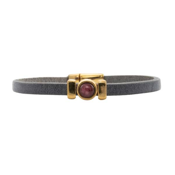 QOSS Armband ISABEL gold vintage schwarz burgundy