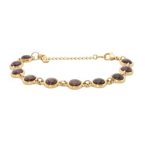 QOSS Armband LOIS gold chocolate