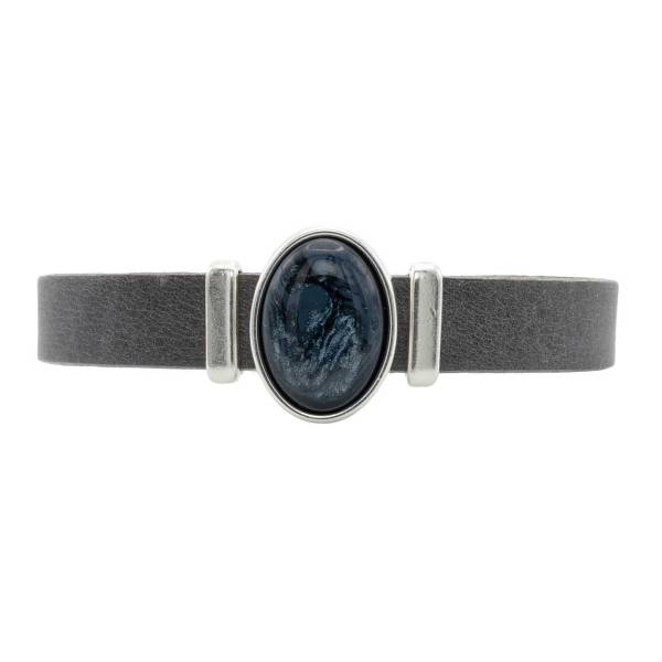 QOSS Armband DIEDE vintage schwarz jeansblau