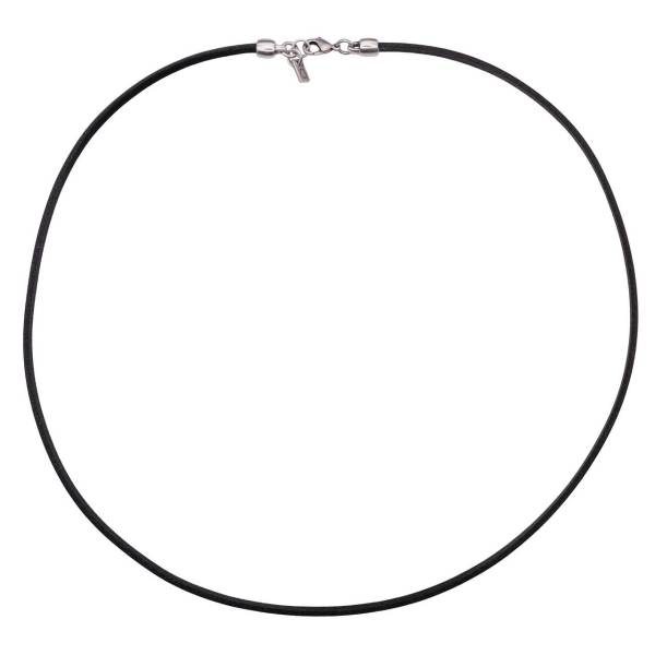 QOSS Lederkette IVA 85 cm schwarz