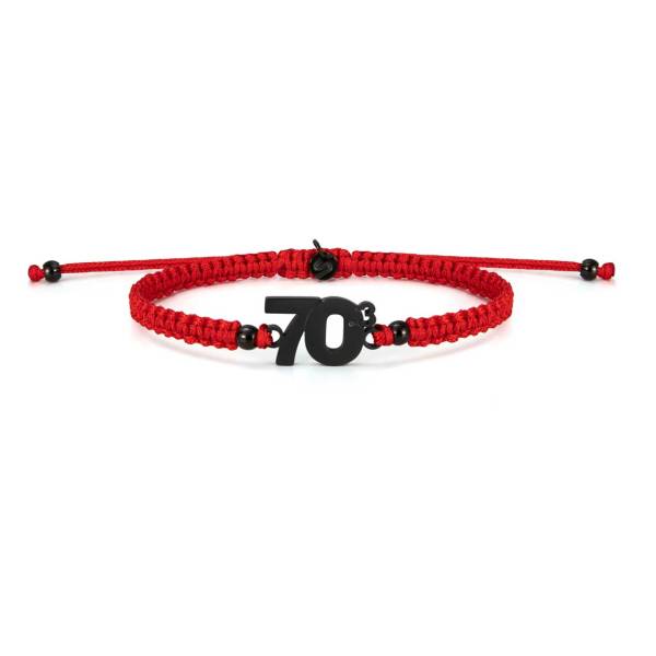 SAILBRACE Armband 70.3 BLACK RED BRAIDED