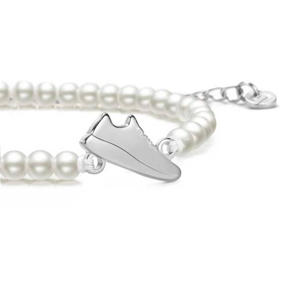 SAILBRACE Armband PEARL SILVER RUNNER CHAIN