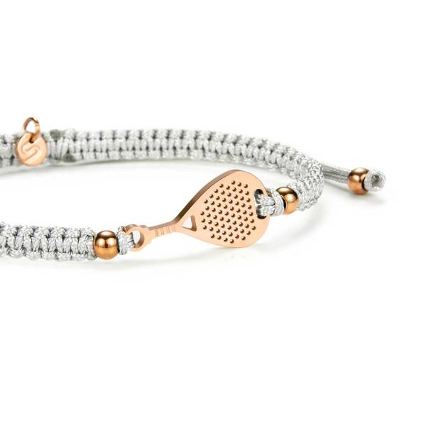 SAILBRACE Armband ROSÈ PADEL GREY BRAIDED