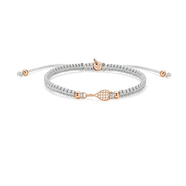 SAILBRACE Armband ROSÈ TENNIS GREY BRAIDED