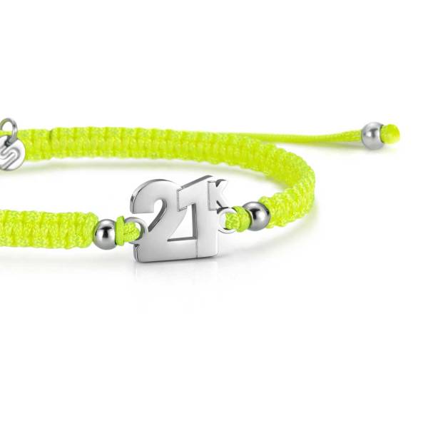 SAILBRACE Armband 21K NEON YELLOW BRAIDED