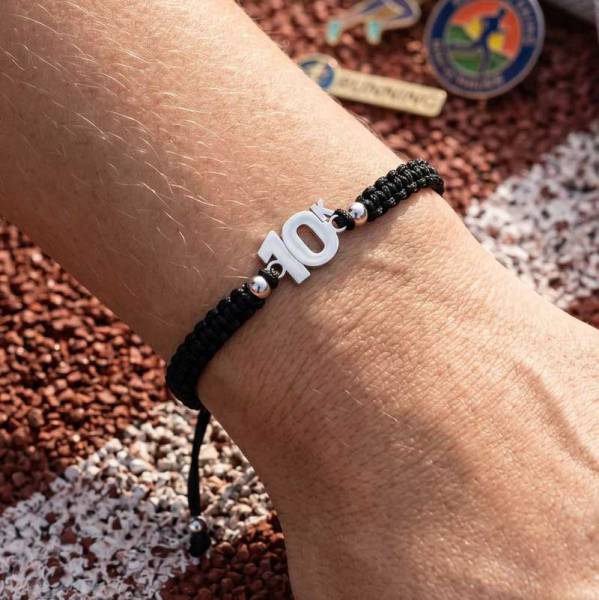 SAILBRACE Armband 10K BLACK BRAIDED