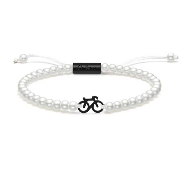 SAILBRACE Armband PEARL BLACK BIKE