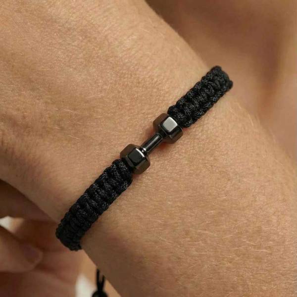 SAILBRACE Armband BLACK GYM BRAIDED