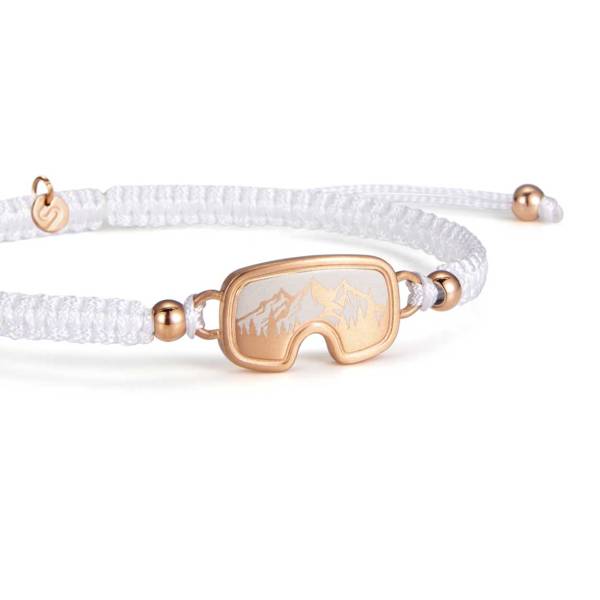 SAILBRACE Armband ROSÉ ADVENTURE SNOW GOGGLE BRAIDED