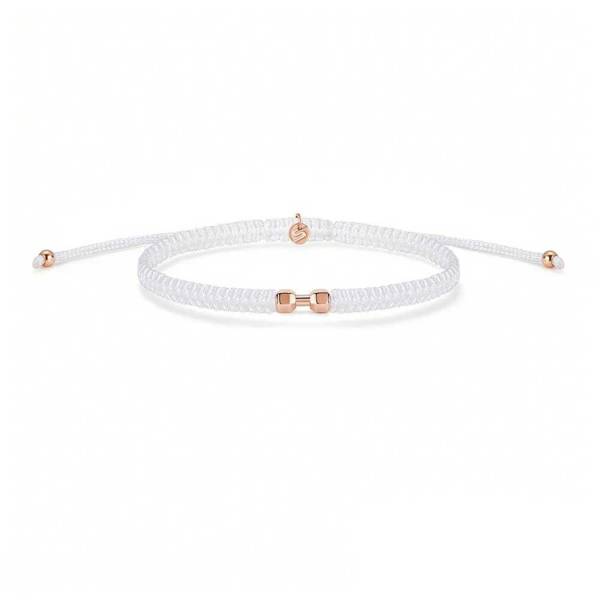 SAILBRACE Armband ROSÉ GYM WHITE BRAIDED