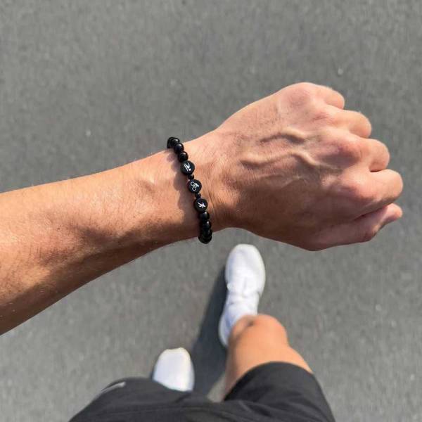 SAILBRACE Armband TRIATHLON BLACK ID