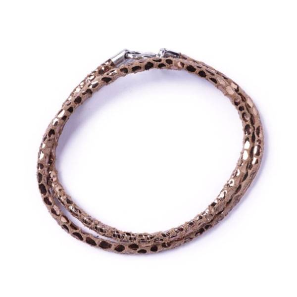 SchauTime LEDERKETTE Ibiza Cappuccino 44 cm
