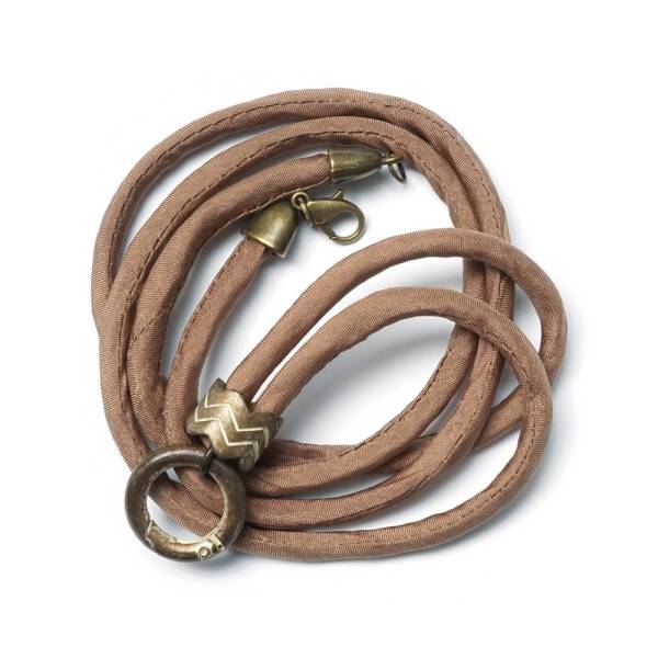 SchauTime SEIDENKETTE Cappuccino Sahara 88 cm