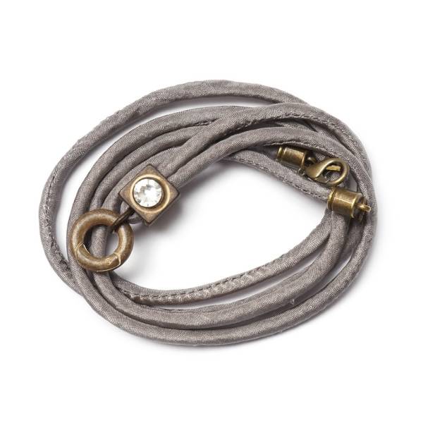 SchauTime SEIDENKETTE Grey Sahara 88 cm