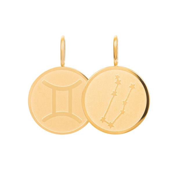 iXXXi Anhänger STERNZEICHEN Zwilling Ø 1,6 cm gold