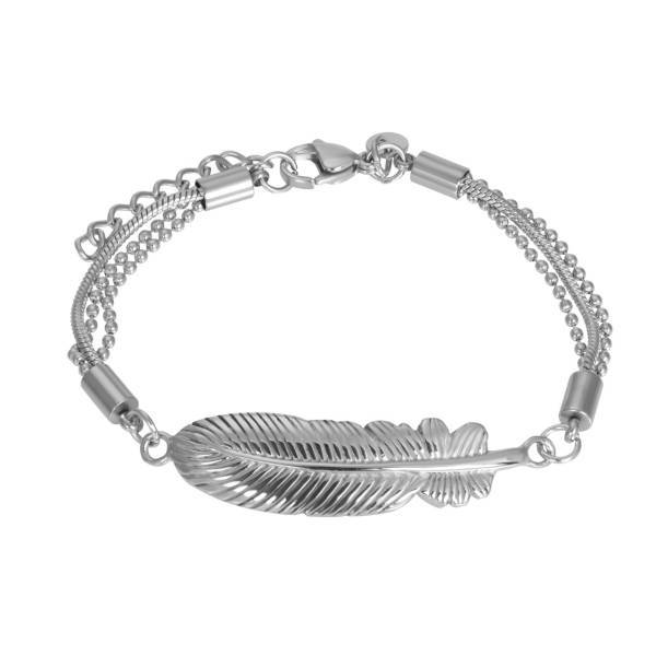iXXXi Armband FEATHER silber