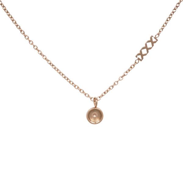 iXXXi KETTE CHAIN TOP PART BASE rosé 40 cm