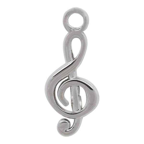 iXXXi Anhänger CHARM MUSIKSCHLÜSSEL silber