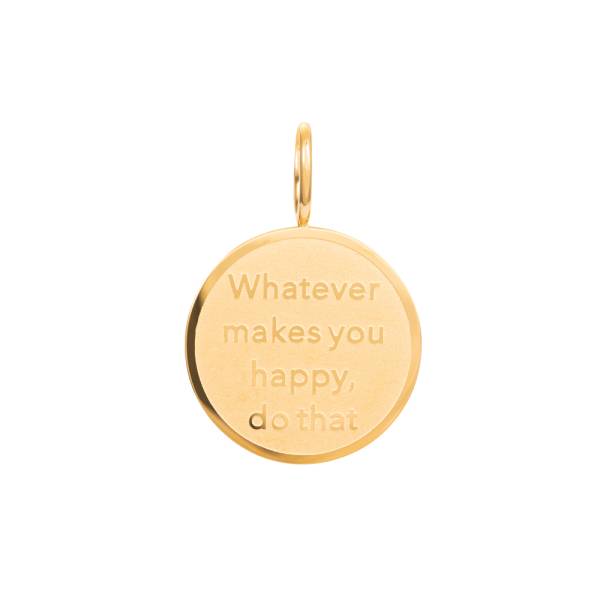 iXXXi Anhänger LOTUS BUDDHA gold Ø 1,6 cm