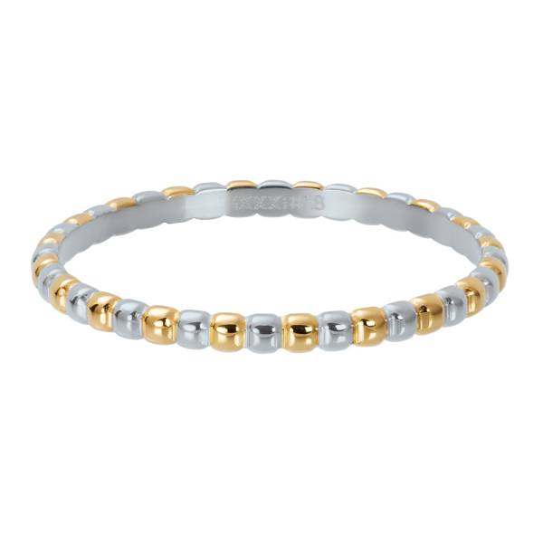 iXXXi Füllring KUGELRING BICOLOR gold silber - 2 mm
