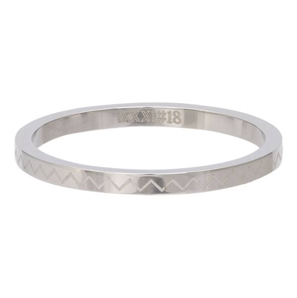 iXXXi Füllring HEARTBEAT silber - 2 mm