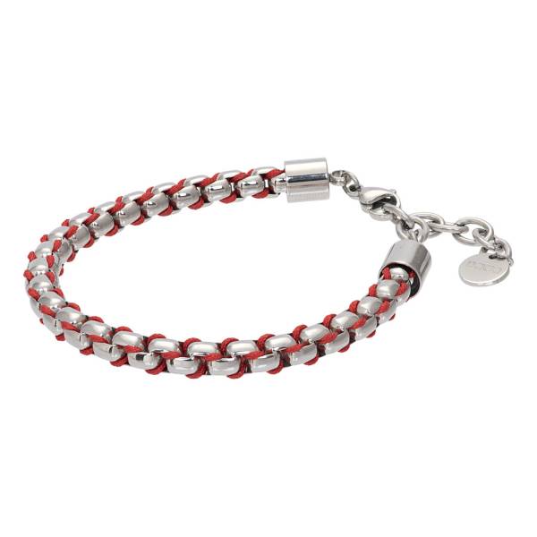 iXXXi Armband IBIZA ROT silber