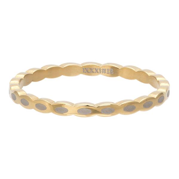 iXXXi Füllring OVAL SHAPE gold - 2 mm