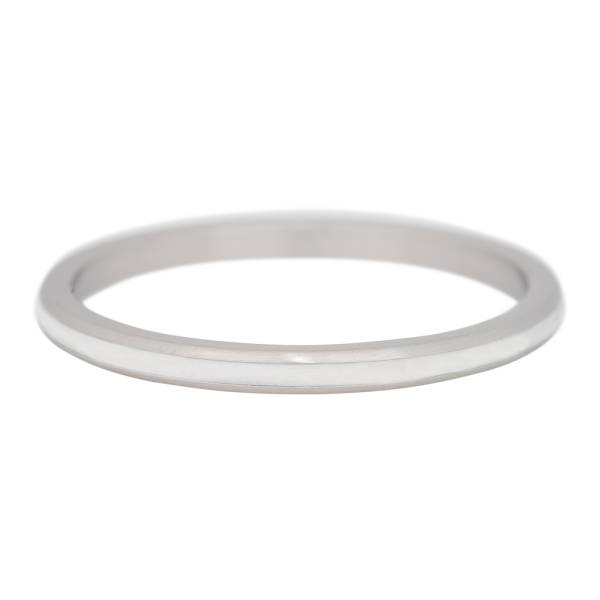 iXXXi Füllring LINE WHITE silber - 2 mm